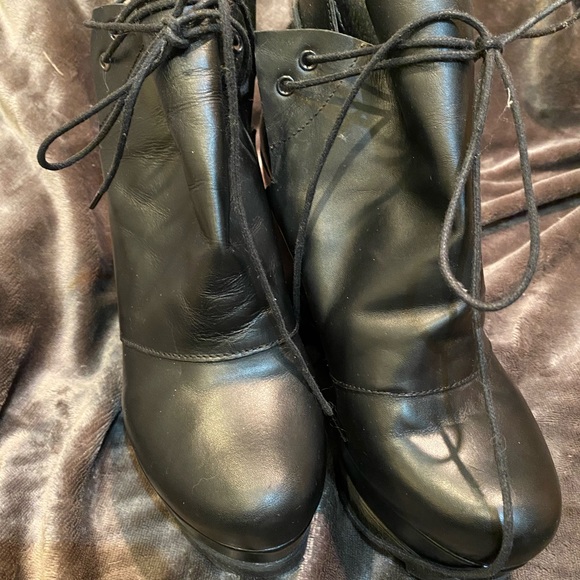 Metamorpoza platform wedge boots 40 - Picture 9 of 12